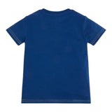 Guess T-Shirt Tinta Unita con Stampa per Neonato N3GI00K8HM0 BLU GUESS 
