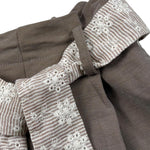 Lalalu' Short Tinta Unita con Cintura per Bambina SHL70PBX MARRONE LALALU' 