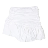 Miss Blumarine Gonna Tinta Unita con Zip per Bambina IA4083 BIANCO MISS BLUMARINE 