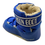 MOON BOOT stivali tinta unita con logo Cobalto per Neonato 80D3401020F002 COBALTO MOON BOOT 