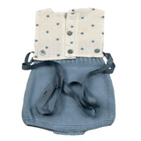 Paz Rodriguez Pagliaccett Giromanica Bicolore per Neonata 022120771 BIANCO/AZZURRO PAZ RODRIGUEZ 