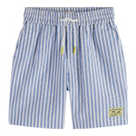 Scotch & Shrunk Bermuda Bicolore con Fantasia A Righe per Bambino 179434 BIANCO SCOTCH & SHRUNK 