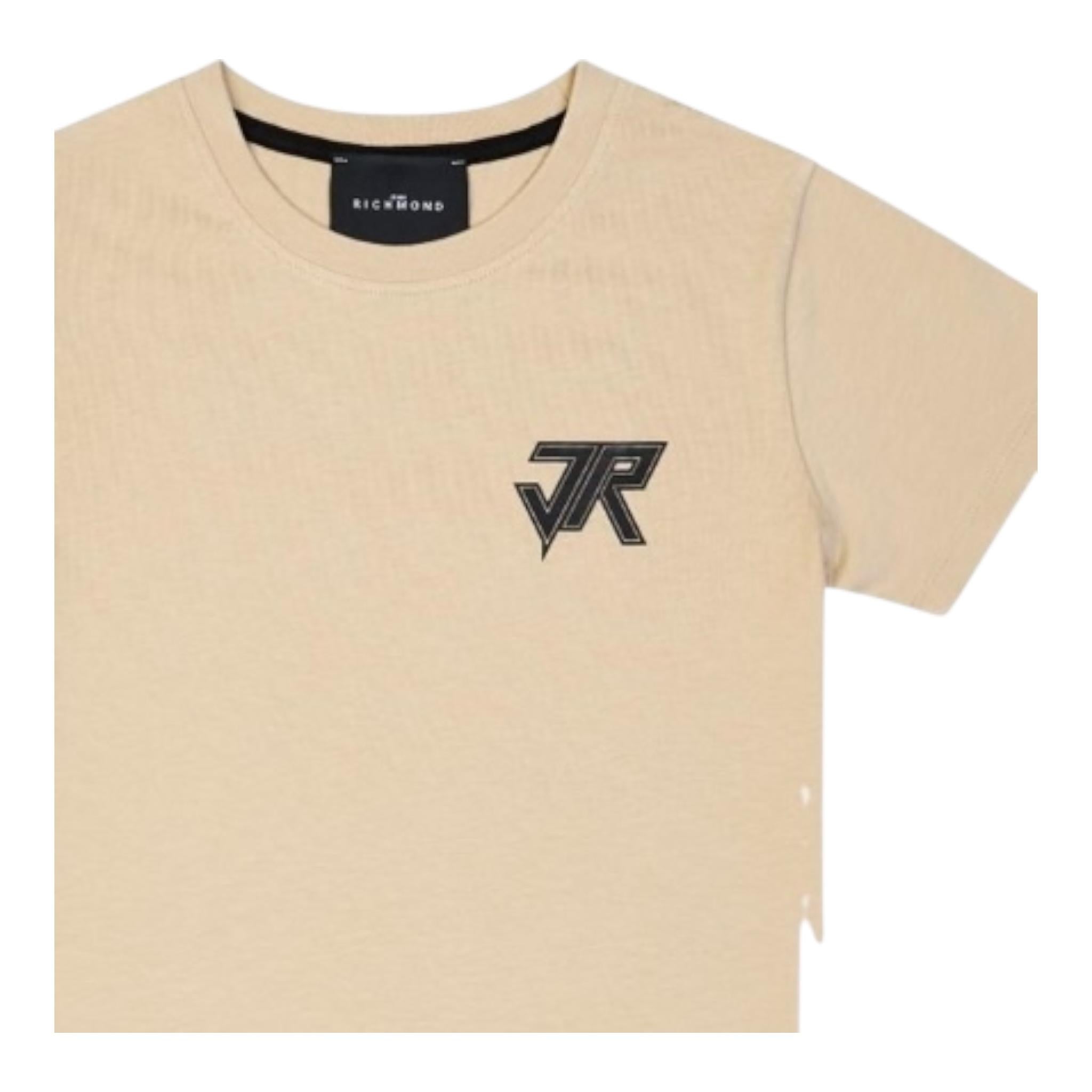 John Richmond Completo 2 Pezzi T-Shirt-Bermuda Tinta Unita per Bambino RBP25134CJXX BEIGE JOHN RICHMOND 