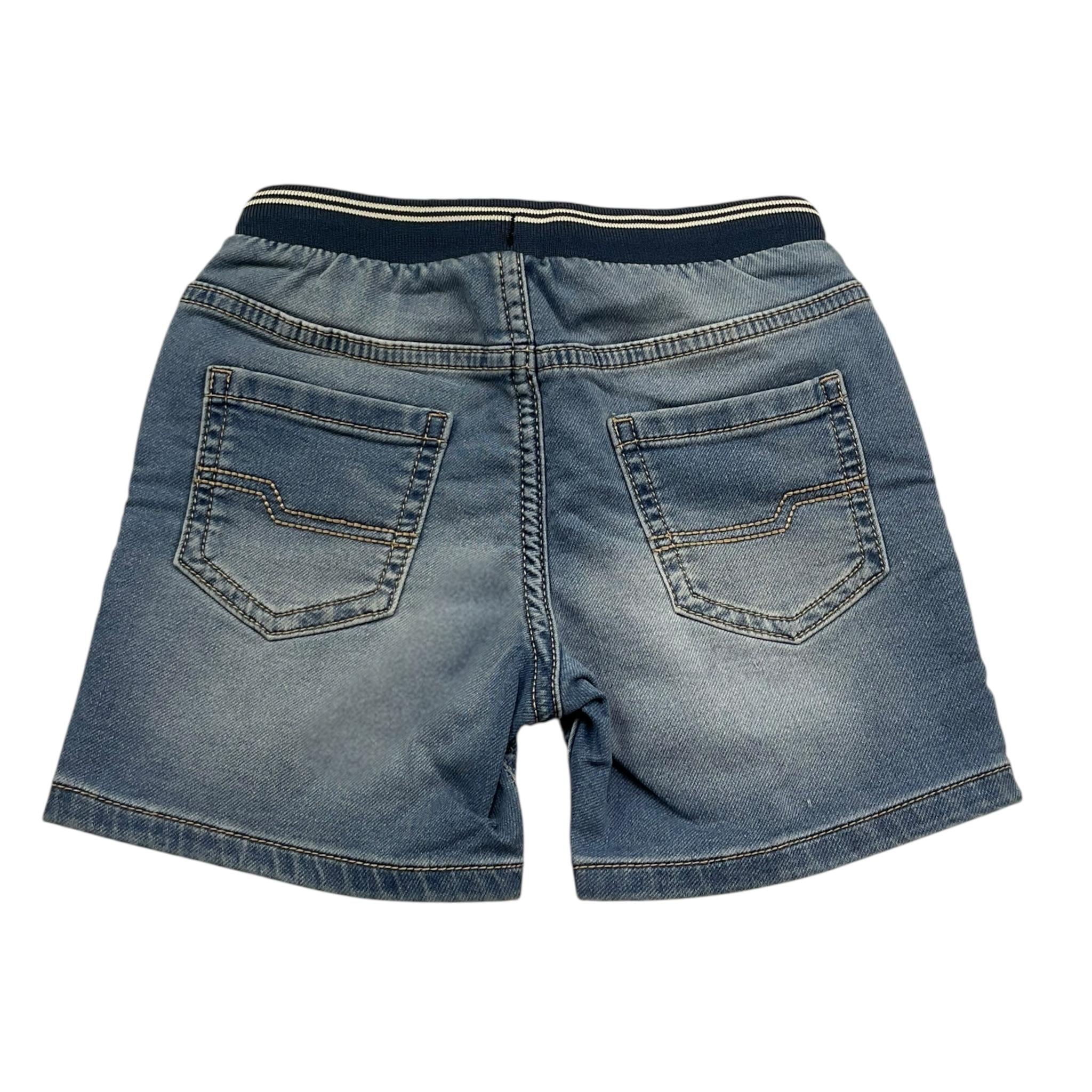 Mayoral Bermuda In Denim Tinta Unita con Elastico In Vita per Bambino 1248 BLU MAYORAL 