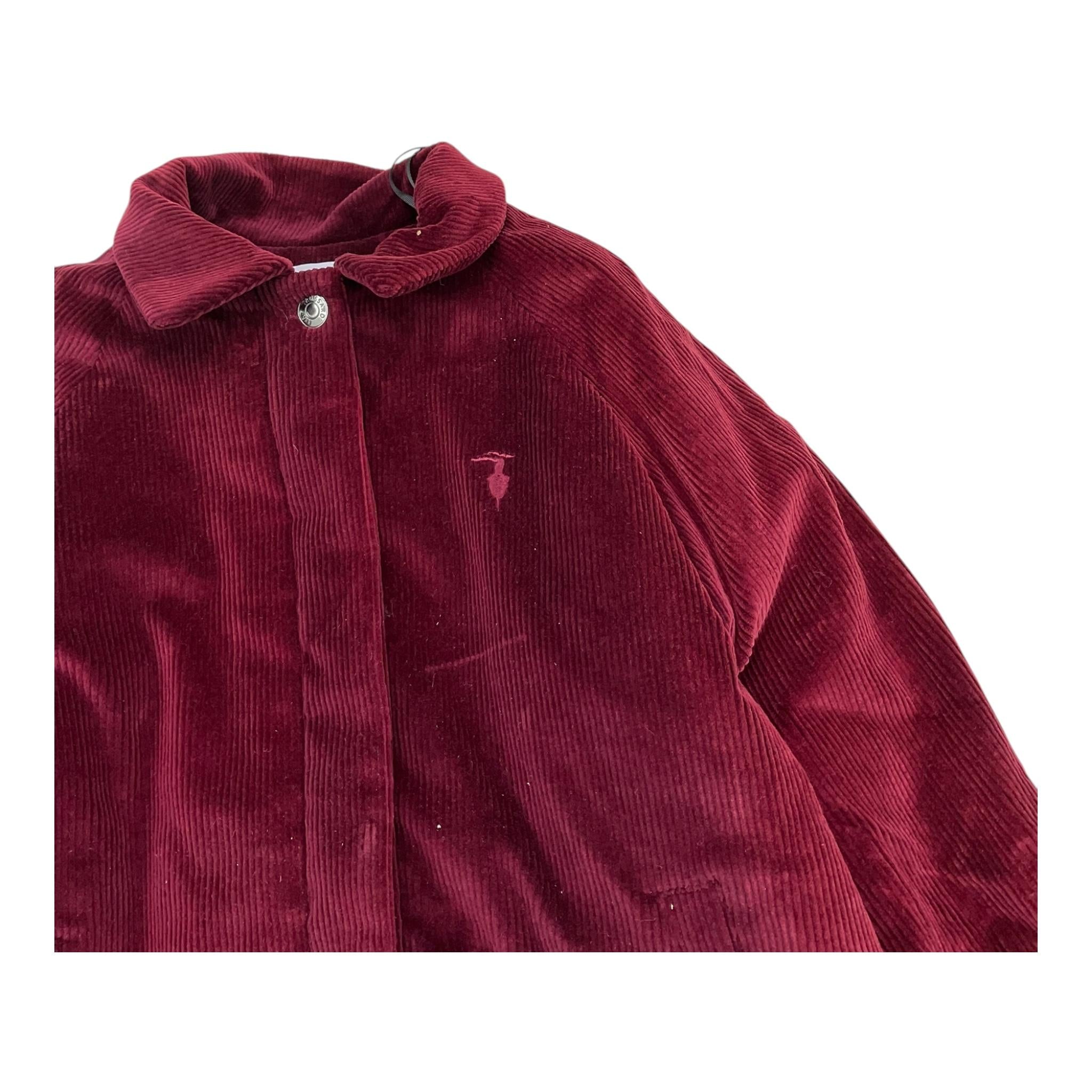 TRUSSARDI giubbino tinta unita in camoscio Rosso per Bambina TGA25119CP ROSSO TRUSSARDI 
