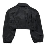 Lu Lu By Miss Grant Giubbino Tinta Unita con Zip per Bambina LL3572 NERO LU LU BY MISS GRANT 