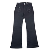 MAYORAL jeans tinta unita modello zampa Nero per Bambina 7504 NERO MAYORAL 