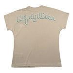 Refrigiwear T-Shirt Girocollo Tinta Unita con Logo per Bambino 138TRMJS25 BEIGE REFRIGIWEAR 