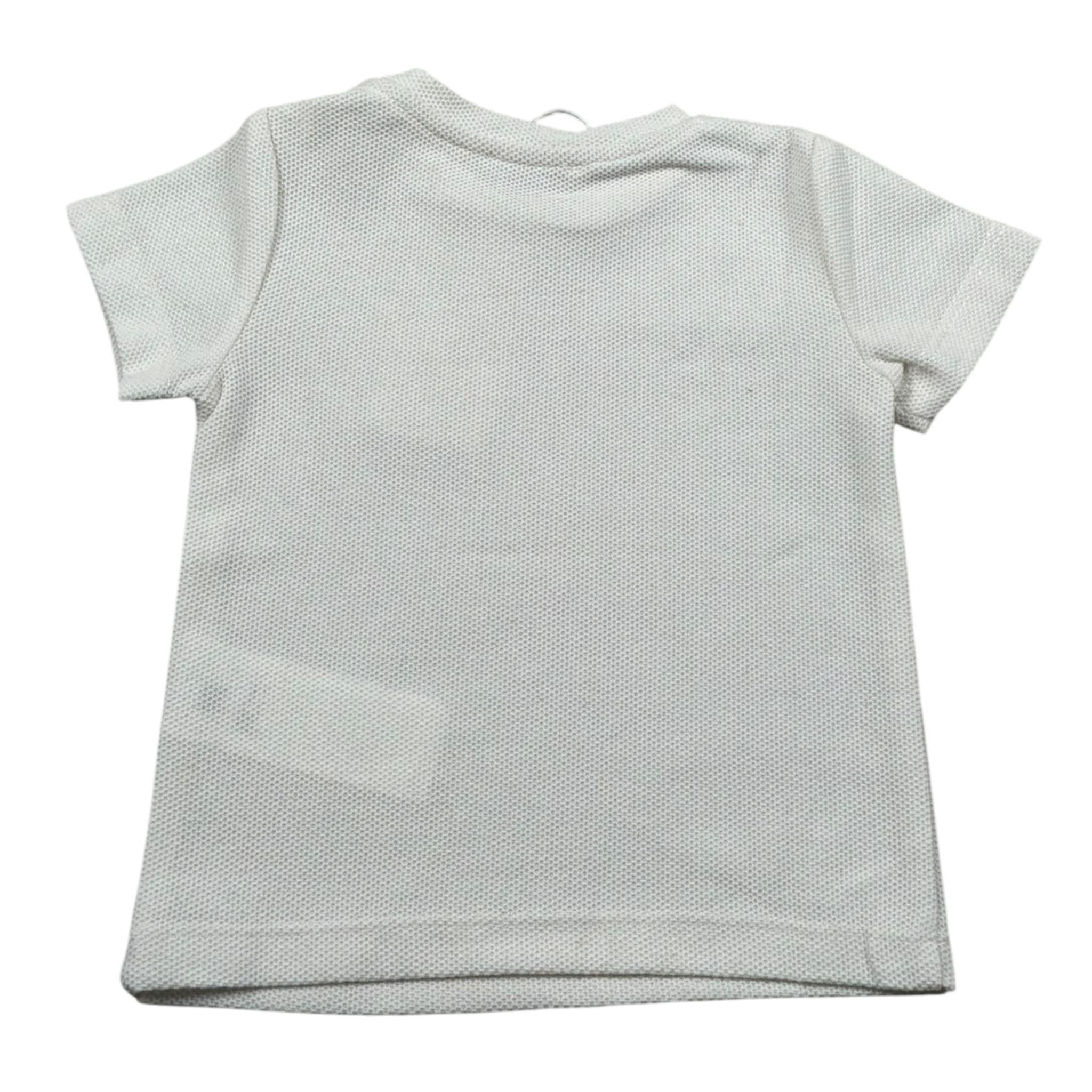 M+E' T-Shirt Girocollo tinta unita Panna per Neonato UEM0575 PANNA M+E' 