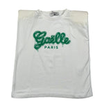 Gaelle T-Shirt Girocollo Tinta Unita con Logo per Bambina 2746MY00004 BIANCO/VERDE GAELLE 