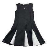 TWINSET abito tinta unita giromanica Nero per Bambina 242GJ2011 NERO TWINSET 