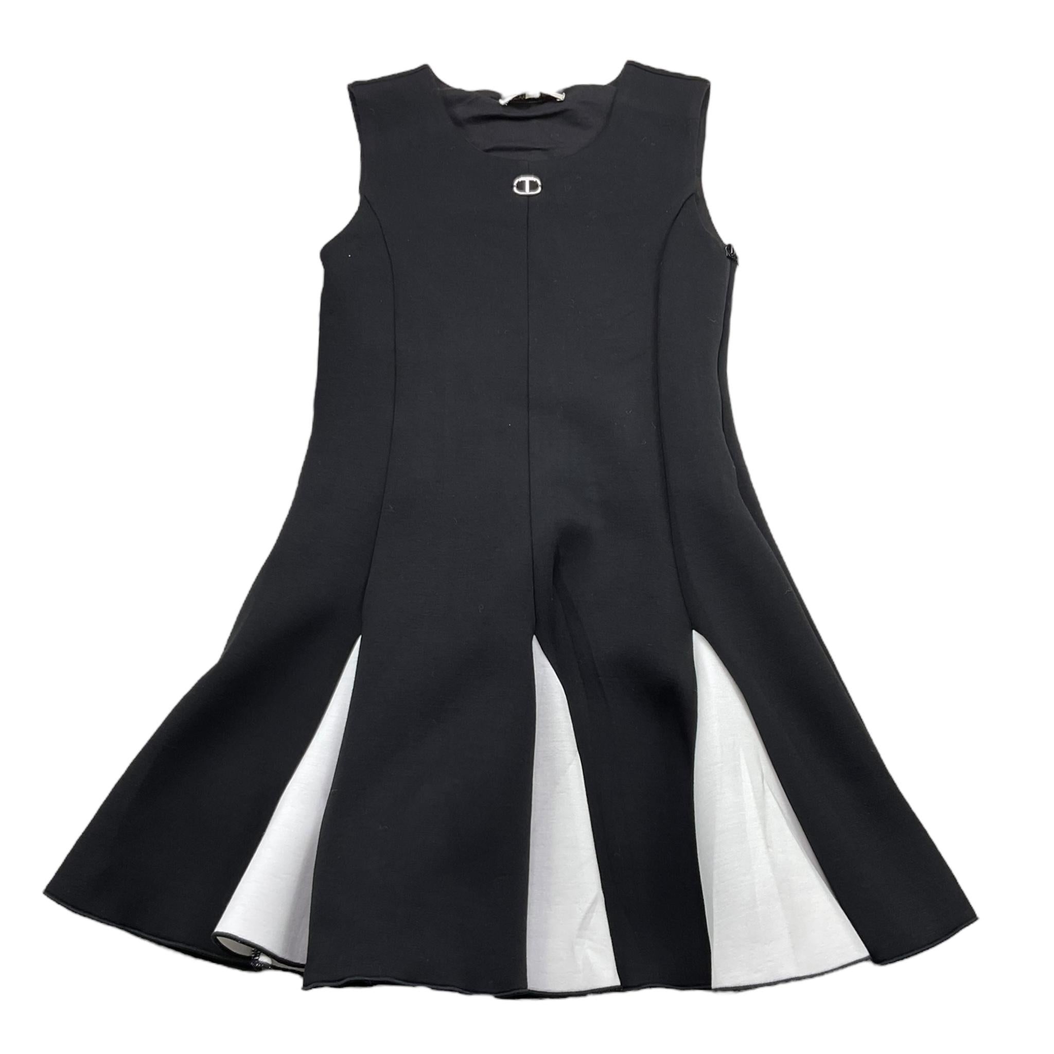 TWINSET abito tinta unita giromanica Nero per Bambina 242GJ2011 NERO TWINSET 