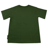 JOHN RICHMOND t-shirt girocollo tinta unita cn stampa in contrasto Verde per Bambino RBA25057TS VERDE JOHN RICHMOND 