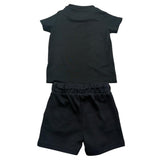 John Richmond Completo 2 Pezzi Canotta-Bermuda Tinta Unita per Neonato RIP26006CJ NERO JOHN RICHMOND 