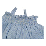 Teddy E Minou Completo 2 Pezzi Top-Coulotte Fantasia A Righe per Neonata E25CP049C1080 BIANCO/AZZURRO TEDDY E MINOU 