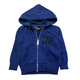 John Richmond Maglia con Zip E Cappuccio Tinta Unita per Neonato RIP26021MA BLU JOHN RICHMOND 