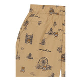 Moschino Bermuda Tinta Unita con Stampa per Bambino HUQ024 BEIGE MOSCHINO 