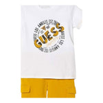 Guess Completo 2 Pezzi T-Shirt -Bermuda per Neonato I4RG18K8HM0 BIANCO GUESS 