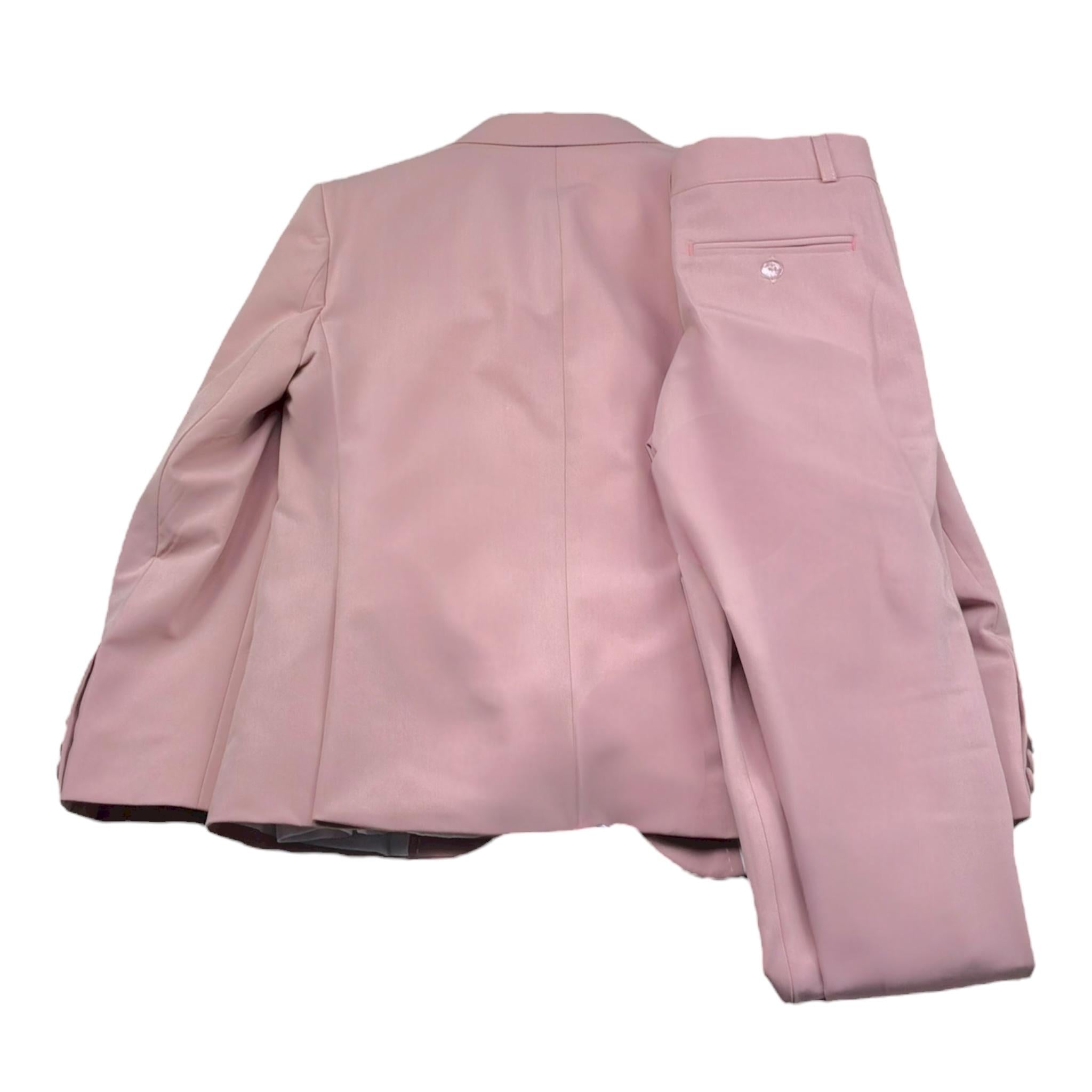 Antonio Notaro Completo 5 Pezzi Gilet-Giacca-Camicia-Papillions-Pantalone per Bambino BK7302 ROSA ANTONIO NOTARO 