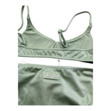 Saint Barth Costume 2 Pezzi Fascia-Mutandina per Bambina SHINY VERDE SAINT BARTH 