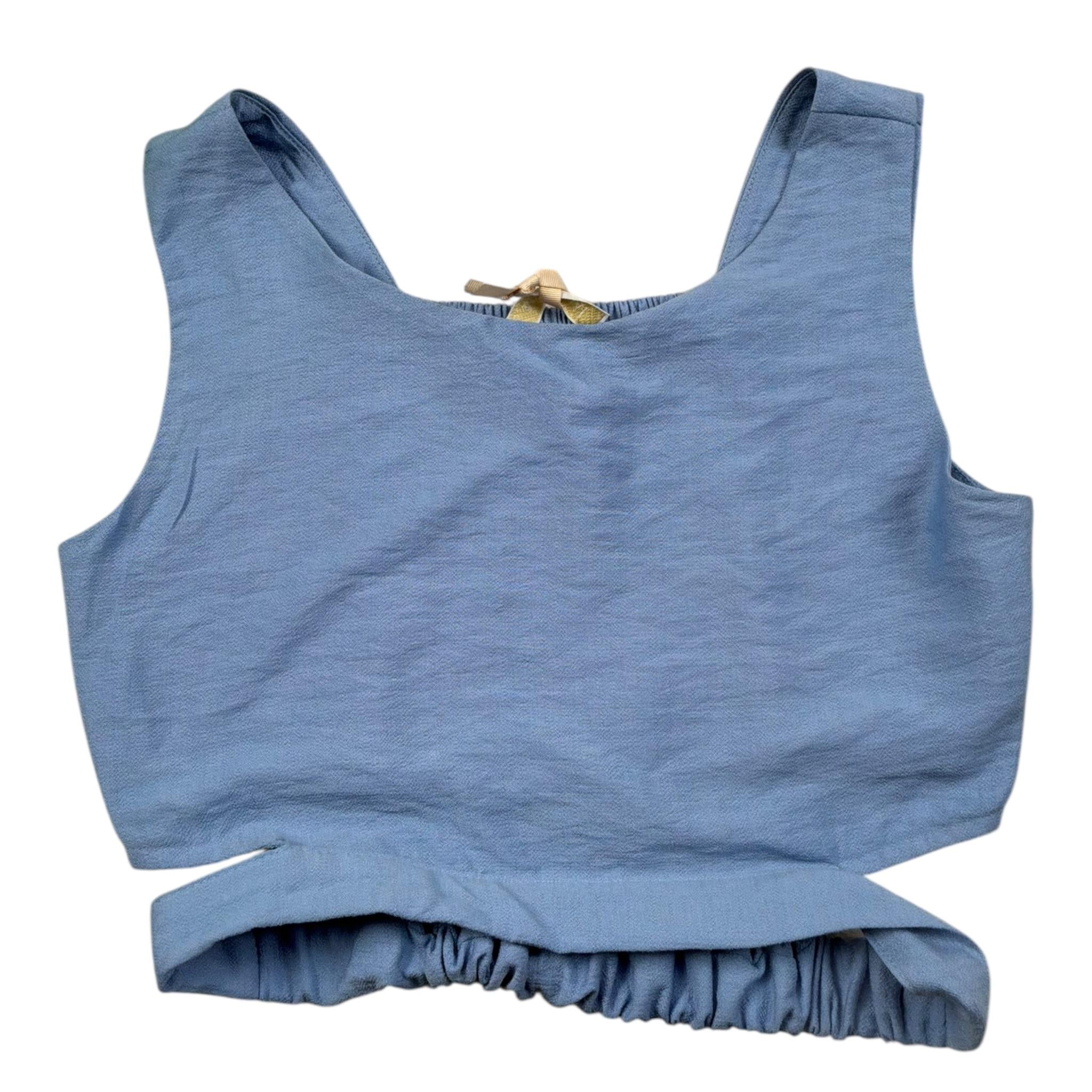 Meilisa Bai Top tinta unita Azzurro per Bambina FL6370 AZZURRO MEILISA BAI 