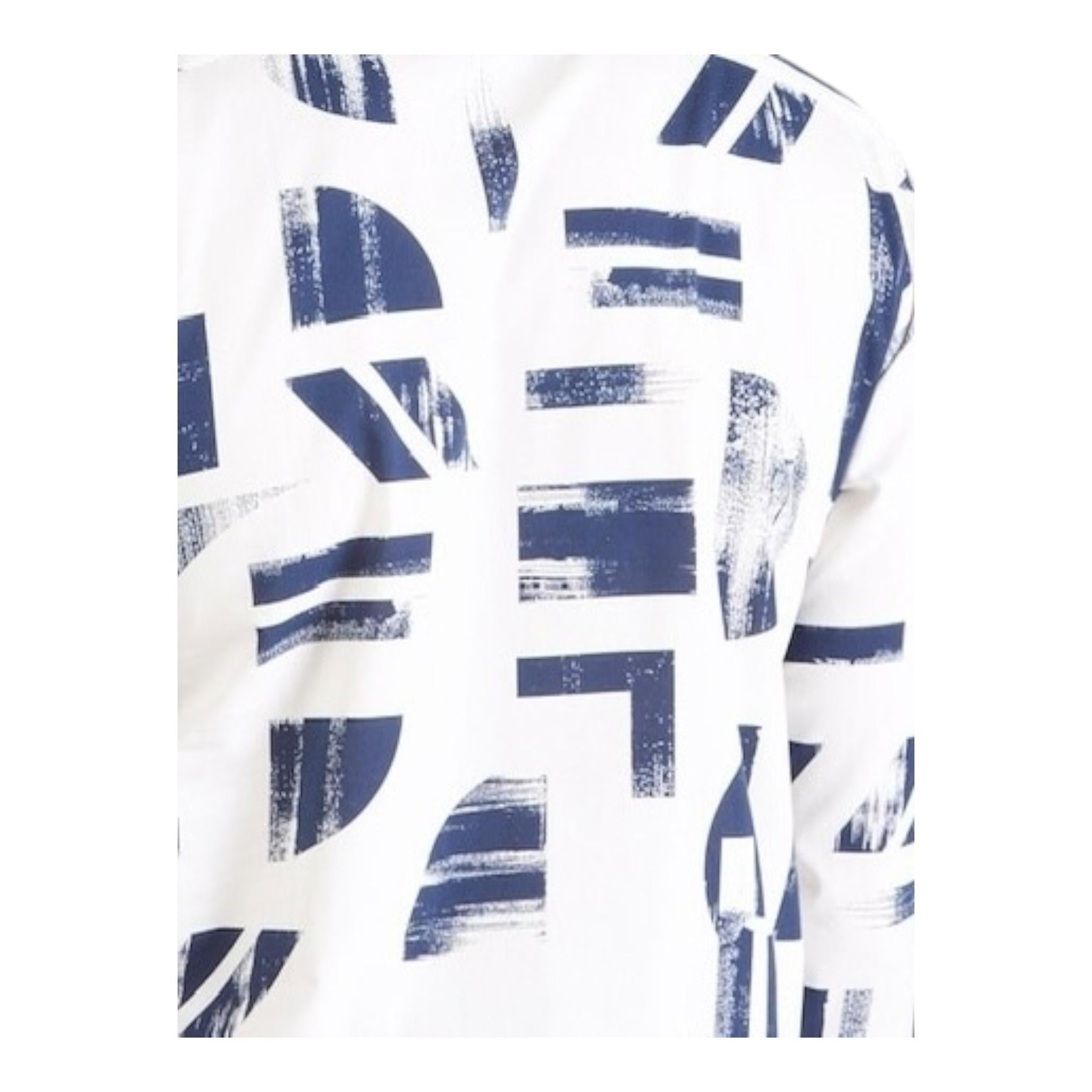 Antony Morato Camicia Tinta Unita con Fantasia Manica Lunga per Bambino MKSL00262 BIANCO ANTONY MORATO 