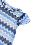 Mayoral Abito Tinta Unita con Fantasia Mezza Manica per Bambina 3926 BLU MAYORAL 