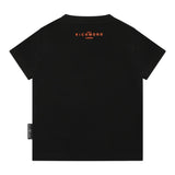 John Richmond T-Shirt Girocollo Tinta Unita con Stampa per Neonato RIP25014TSXXX NERO JOHN RICHMOND 