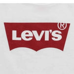 Levi'S Felpa Tinta Unita con Stampa per Neonato 1E6660 BIANCO LEVI'S 