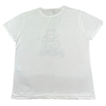 Monnalisa T-Shirt Girocollo Tinta Unita con Stampa per Bambino 257608SS BIANCO MONNALISA 