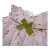 La Stupenderia Completo 2 Pezzi Camicia-Coulotte Bicolore per Neonata TBCT52 ROSA/VERDE LA STUPENDERIA 