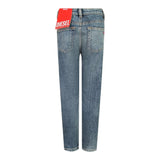 Diesel Jeans tinta unita con Girovita Regolabile Azzurro per Bambino J00809KXBKK AZZURRO DIESEL 