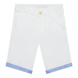 Guess Bermuda Tinta Unita con Elastico In Vita per Neonato I2RD00WEHD0X BIANCO GUESS 