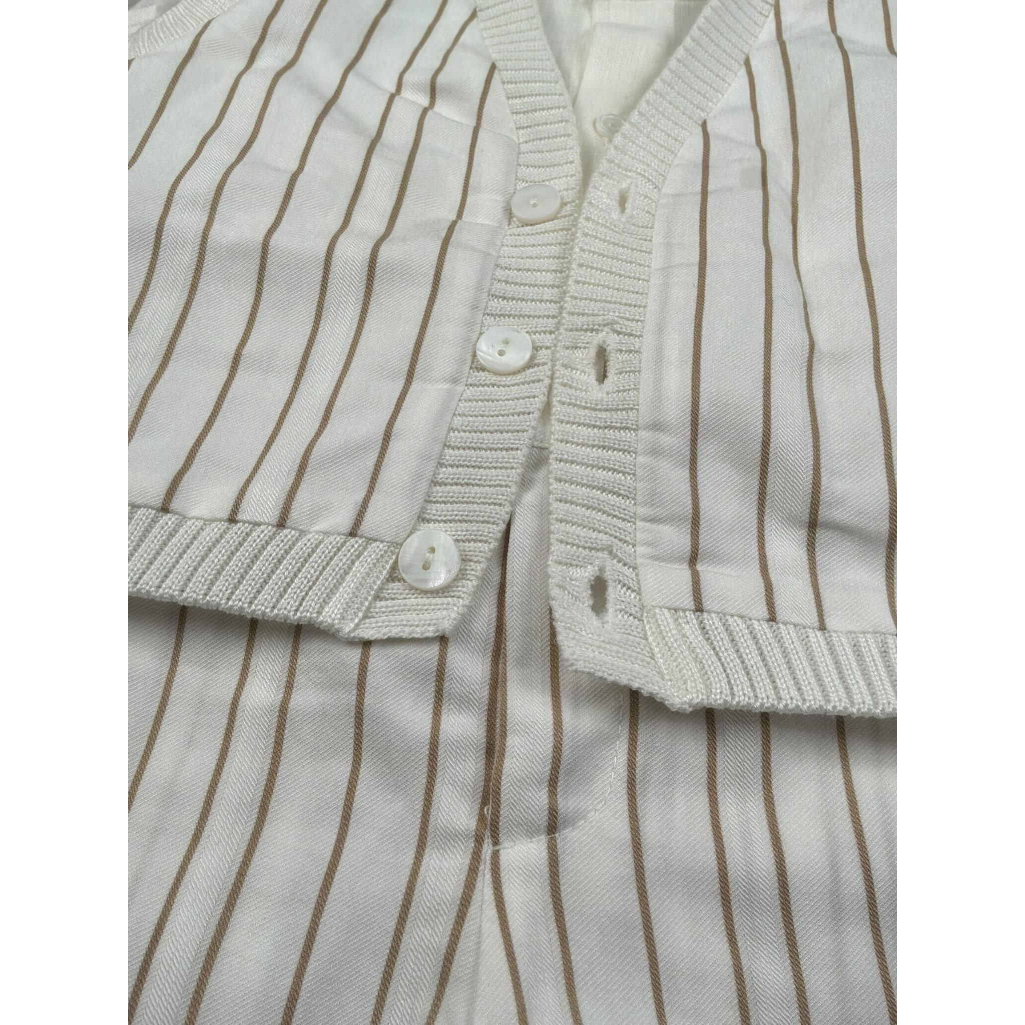 Marlu' Completo 3 Pezzi Camicia-Pantalone-Gilet per Neonato EM60461 PANNA MARLU' 