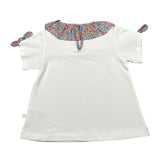 Laranjinha T-Shirt Tinta Unita con Colletto per Neonata 92907V5863L67 BIANCO LARANJINHA 