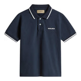 Woolrich Polo Mezza Manica Tinta Unita per Bambino CFWKPO0040MRUT2224 BLU WOOLRICH 