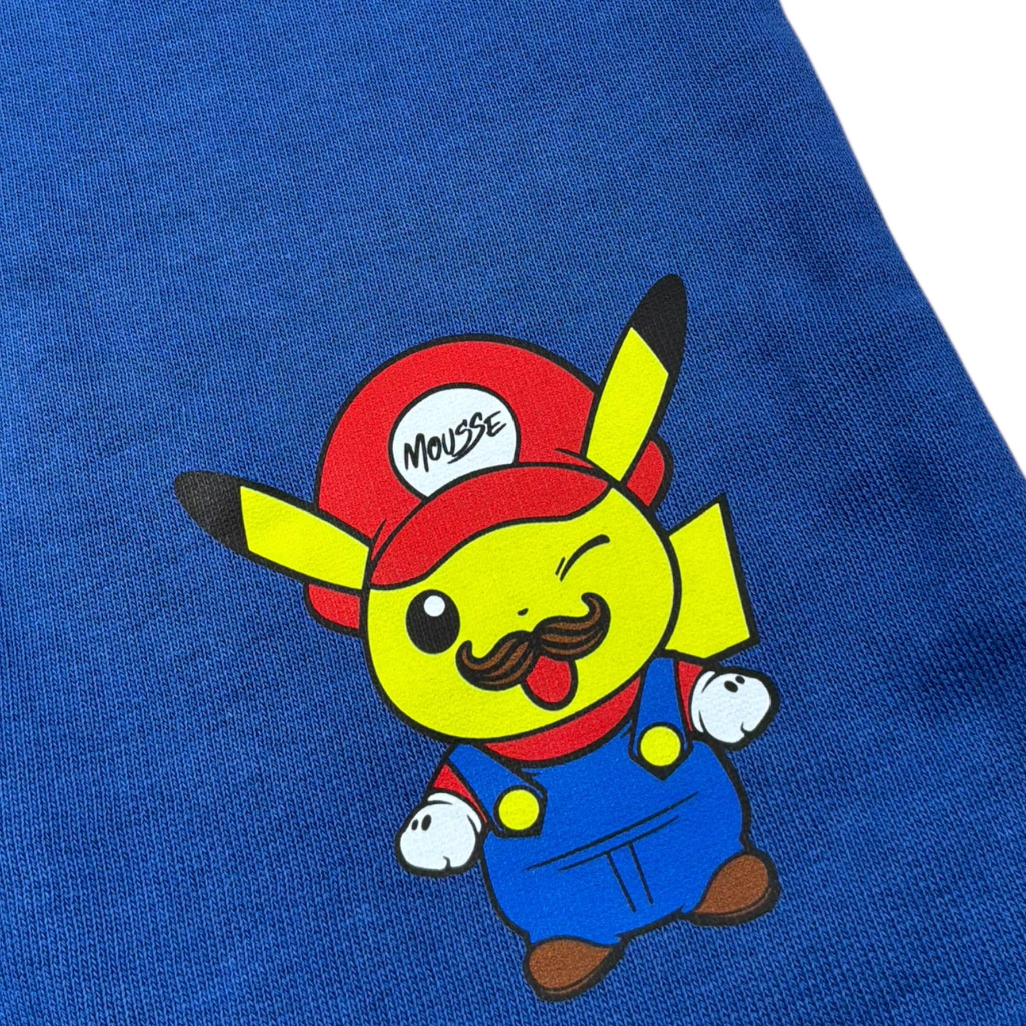 Mousse Bermuda Tinta Unita con Elastico In Vita per Bambino PIKAMARIOOO BLU MOUSSE 