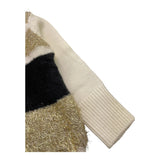 LIU JO maglia girocollo tinta unita con applicazioni Panna per Bambina KF4124J PANNA LIU JO 