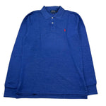 Ralph Lauren Polo Manica Lunga Tinta Unita per Bambino 323708858 BLU RALPH LAUREN 