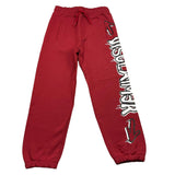 DISCLAIMER pantalone modello tuta tinta unita con stampa Rosso per Bambino 23IDK53904 ROSSO DISCLAIMER 