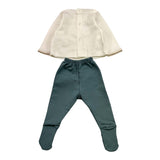 CALAMARO completo 2pz shirt-ghettina Panna per Neonato 11060 PANNA CALAMARO 