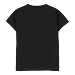 Moschino Abito Mezza Manica Tinta Unita con Logo per Bambina HDV0G9 NERO MOSCHINO 