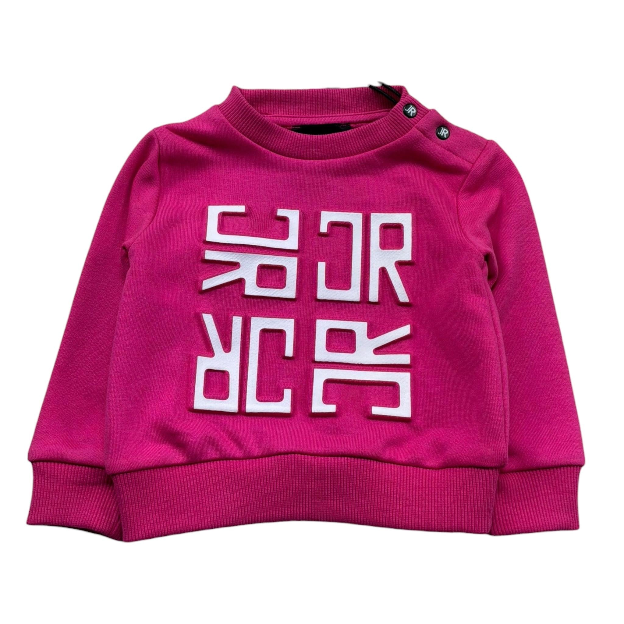 John Richmond Felpa Chiusa Girocollo Tinta Unita per Neonata RIP26025FE FUXIA JOHN RICHMOND 