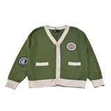 Just Cavalli Cardigan Bicolore con Stampa per Bambino JBP26144CD VERDE JUST CAVALLI 