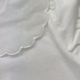 U+È T-Shirt Tinta Unita con Colletto per Neonata UE1773N BIANCO U+è 