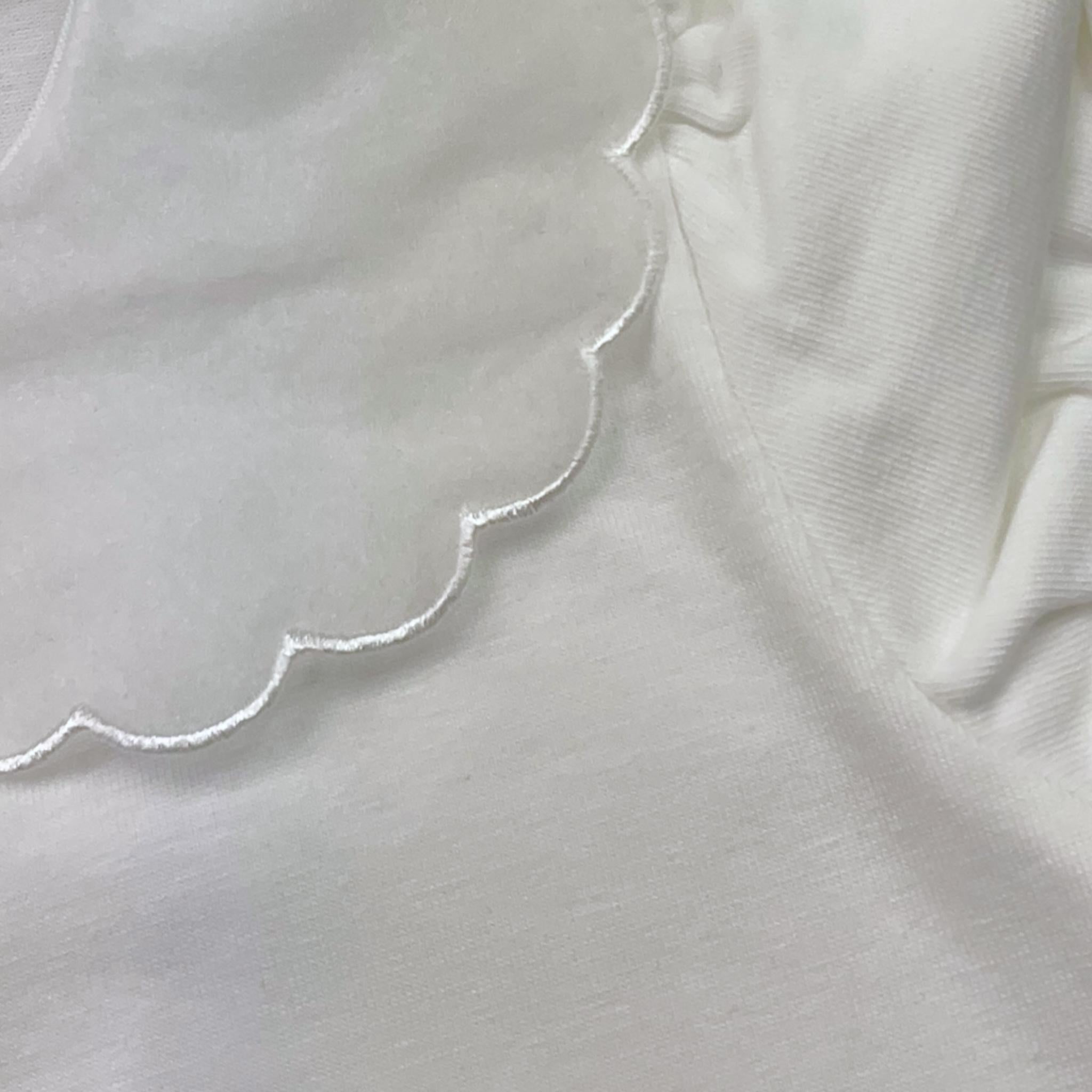 U+È T-Shirt Tinta Unita con Colletto per Neonata UE1773N BIANCO U+è 