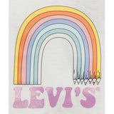 Levi'S Completo 2 Pezzi T-Shirt-Short In Denim per Neonata 1EH076 BIANCO LEVI'S 