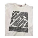 CESARE PACIOTTI shirt girocollo tinta unita con stampa Panna per Bambino TSP5311JX PANNA CESARE PACIOTTI 