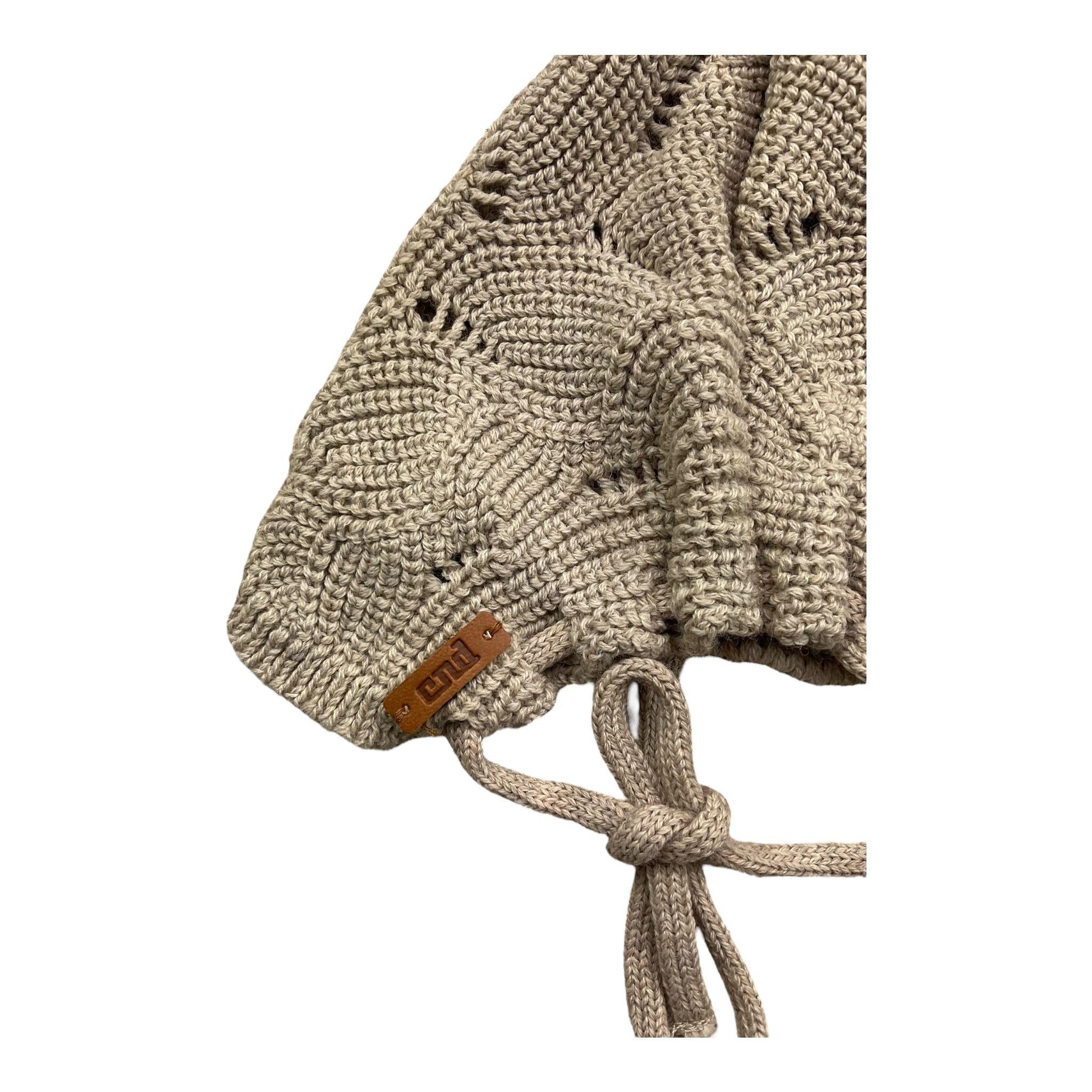 CND cappello tinta unita con trafori Fango per Neonato 918793 FANGO CND 