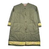 Etro Cappotto Tinta Unita Stampa Fantasia per Bambina GW2A27 VERDE ETRO 